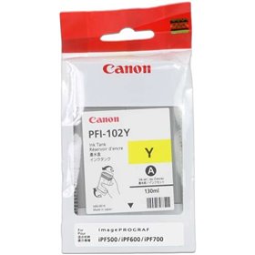 Tinteiro original Canon PFI102 amarelo - 0898B001