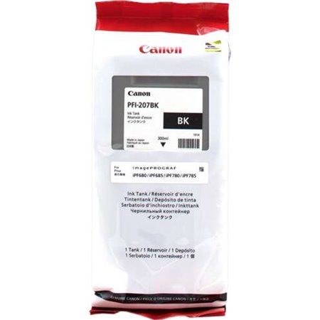 Tinteiro original Canon PFI207 Preto - PFI207BK/8789B001