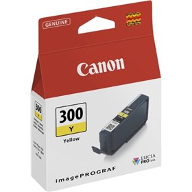 Tinteiro original Canon PFI300 amarelo - 4196C001/PFI300Y