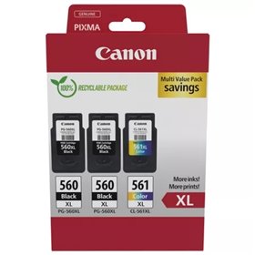Canon PG-560XL + CL-561XL 3-Pack Tinteiros originais - 3712C009