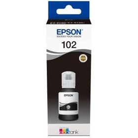 Garrafa pigmentada original Epson 102 preta - C13T03R140 Garrafa pigmentada original Epson 102 preta - C13T03R140