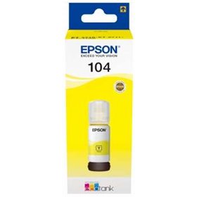 Garrafa original Epson 104 amarelo - C13T00P440 Garrafa original Epson 104 amarelo - C13T00P440