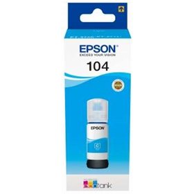 Garrafa original Epson 104 Cyan - C13T00P240 Garrafa original Epson 104 Cyan - C13T00P240