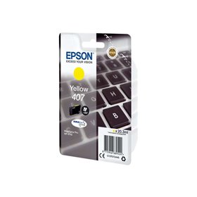 Tinteiro original Epson 407 amarelo - C13T07U440