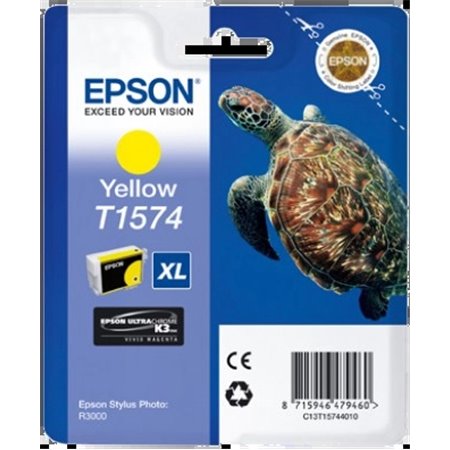 Tinteiro original Epson T1574 Amarelo - C13T15744010
