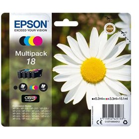 Epson T1806 (18) Pack de 4 Tinteiros originais - C13T18064012
