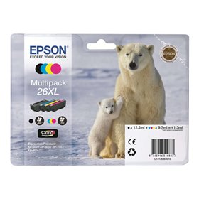 Epson T2636 (26XL) 4-Pack Tinteiros originais - C13T26364010