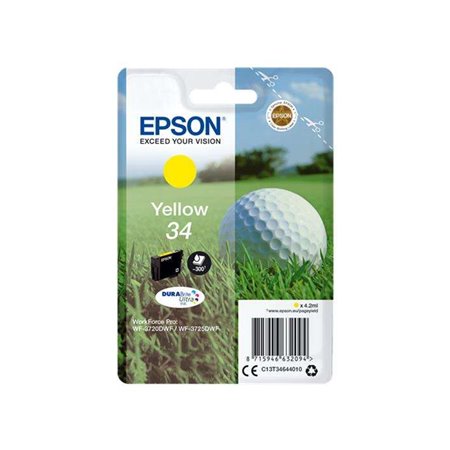 Tinteiro original Epson T3464 (34) Amarelo - C13T34644010