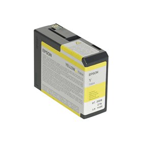 Tinteiro original Epson T5804 Amarelo - C13T580400