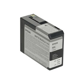 Tinteiro original Epson T5808 preto fosco - C13T580800