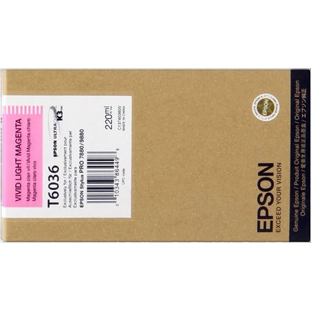 Tinteiro original Epson T6036 Magenta Light - C13T603600