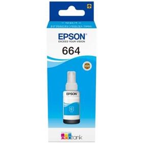 Garrafa original Epson T6642 Cyan - C13T664240