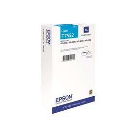 Tinteiro original Epson T7552 Ciano - C13T755240/C13T75524N