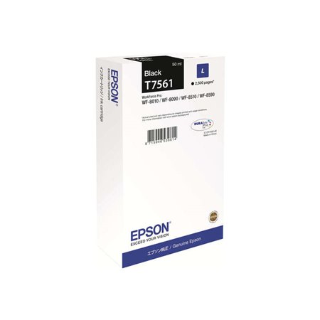 Tinteiro original preto Epson T7561 - C13T756140/C13T75614N