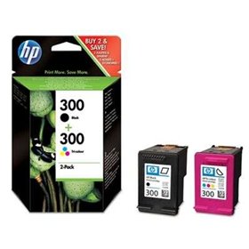 Tinteiros originais HP 300/901 preto + colorido, Pack de 2 - CN637EE/SD519AE