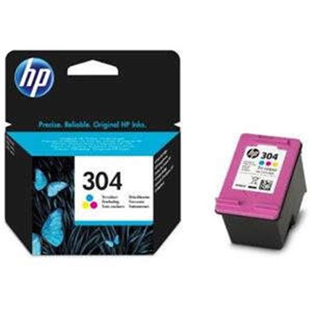 Tinteiro original HP 304 colorido - N9K05AE