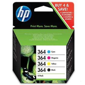 Tinteiros originais HP 364, Pack de 4 unidades - N9J73AE