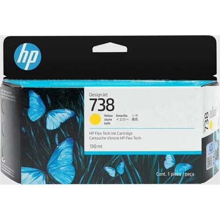 Tinteiro original amarelo HP 498N7A - 738