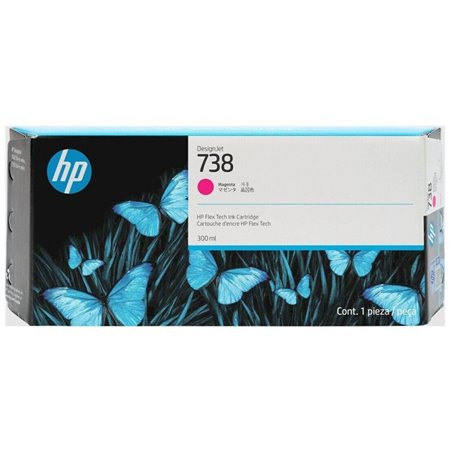 Tinteiro original HP 676M7A Magenta - 738