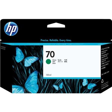 Tinteiro original HP 70 verde - C9457A