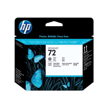 Cabeçote de impressão original HP 72 - Preto fotográfico e cinza - C9380A