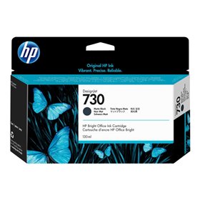 Tinteiro original preto fosco HP 730 - P2V65A
