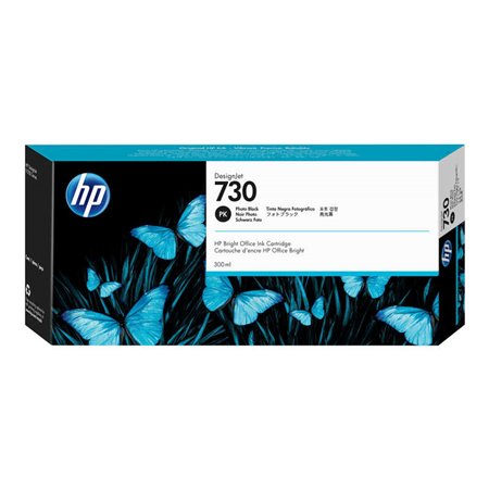 Tinteiro original HP 730 preto fotográfico - P2V73A