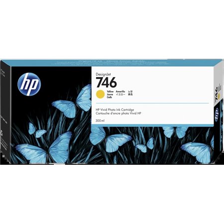 Tinteiro original HP 746 amarelo - P2V79A