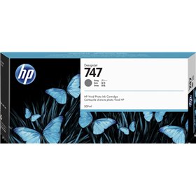 Tinteiro original HP 747 cinza - P2V86A