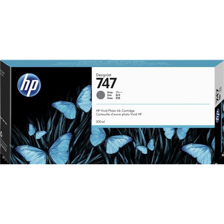 Tinteiro original HP 747 cinza - P2V86A