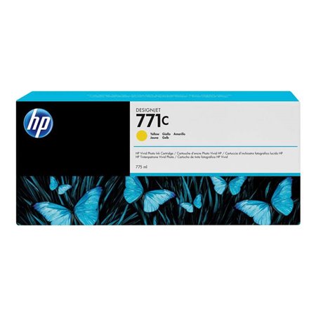 Tinteiro original amarelo HP 771C - B6Y10A