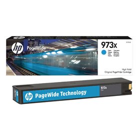 Tinteiro original HP 973X ciano - F6T81AE
