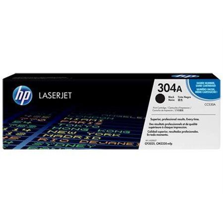 Toner original preto HP CC530A - 304A