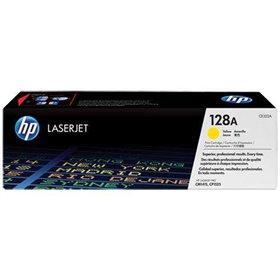 Toner original amarelo HP CE322A - 128A