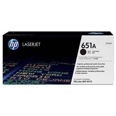 Toner original preto HP CE340A - 651A