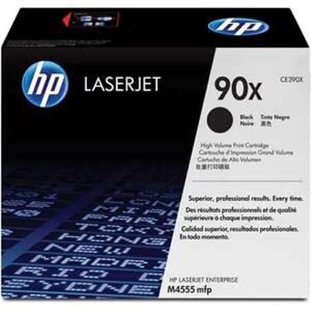 Toner original preto HP CE390X - 90X