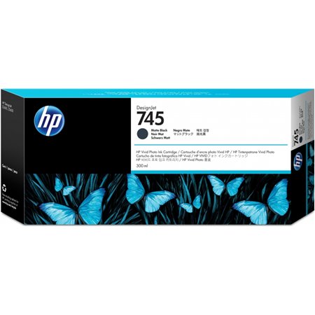 Tinteiro original preto fosco HP F9K05A - 745
