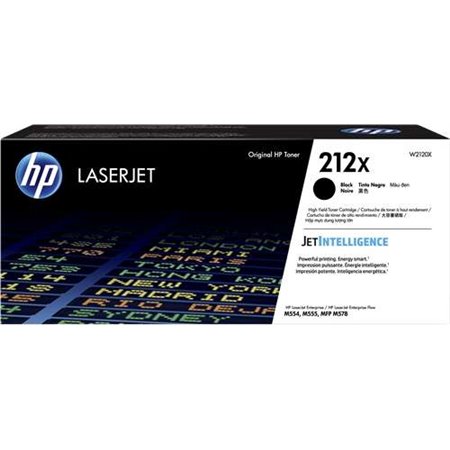 Toner original preto HP W2120X - 212X
