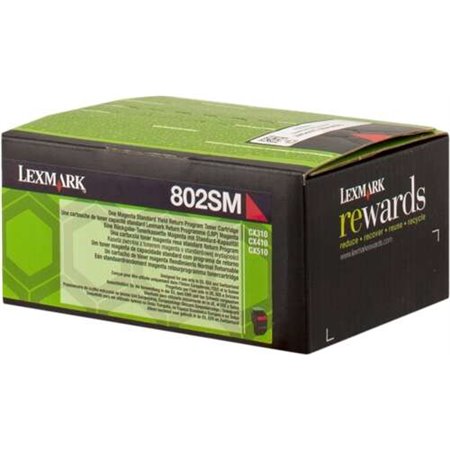 Toner original Lexmark CX310/CX410/CX510 magenta - 80C2SM0/80C2SME/802SM