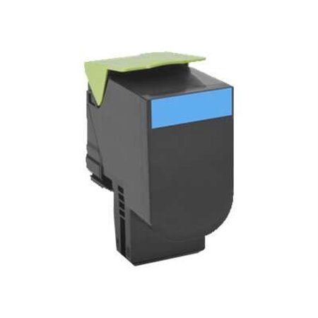 Toner original Lexmark CX410/CX510 ciano - 80C2HC0/80C2HCE/802HC