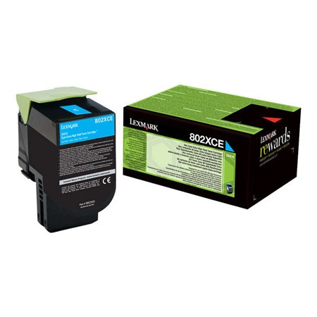 Toner original Lexmark CX510 ciano - 80C2XC0/80C2XCE/80C0X20/802XC