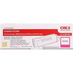 Toner original OKI C5600/C5700 Magenta - 43381906