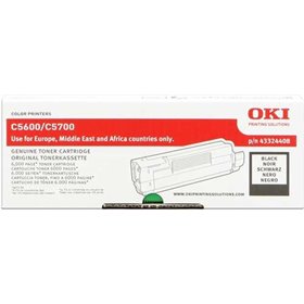 Toner original preto OKI C5600/C5700 - 43324408