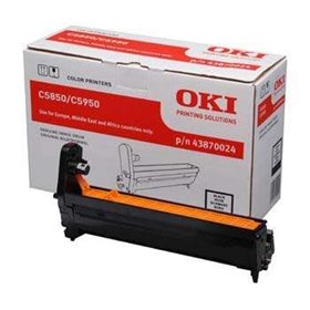 OKI C5850/C5950/MC560 Tambor original preto - 43870024 (tambor)