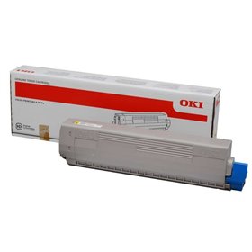 Toner original amarelo OKI C822 - 44844613