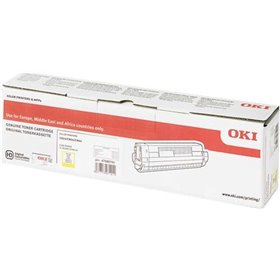 Toner original amarelo OKI C824/C834/C844 - 47095701