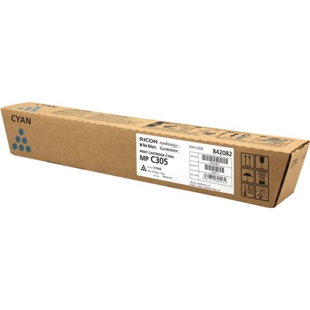 Toner original Ricoh Aficio MP-C305/MP-C305SPF ciano - 842082/841595/MPC305E