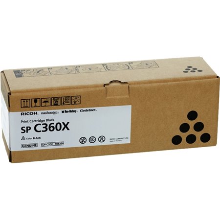 Ricoh Aficio SP-C361 Toner Original Preto - 408250/SPC360X