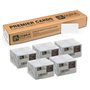 Pacote Zebra com 500 Cartões Originais em PVC Branco para Impressão - Formato CR-80 86x54mm - 104523-111