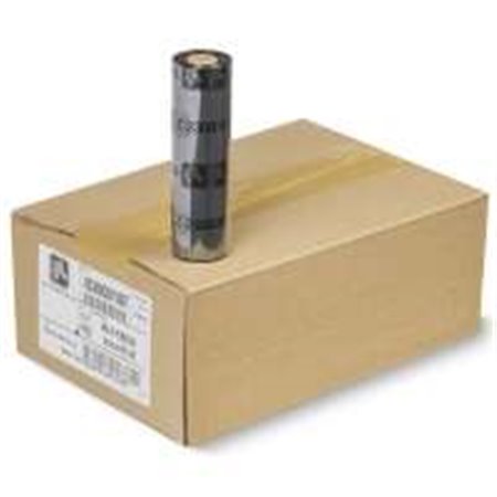 Pacote de 12 fitas de transferência térmica originais Zebra ZipShip 2300 - Fitas de cera - Núcleo de 12,7 mm, largura de 110 mm,